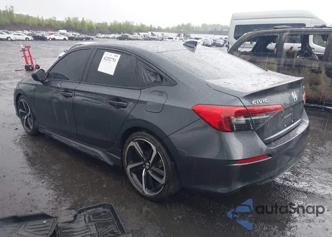 2022 Honda Civic Sport z USA, uszkodzony, nr VIN 2HGFE2F52NH521686